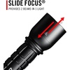image:imageCoast XP14R 4500 Lumen USBC Rechargeable LED Flashlight with Slide Focusand Pure Beam Focusing Optic 5 Light Modes